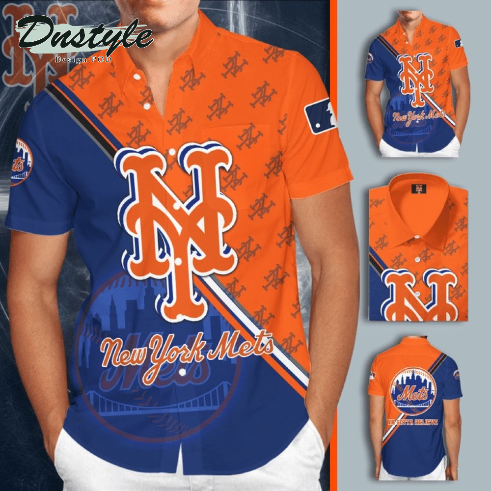 New York Mets Baseball Team Hawaiian Shirt