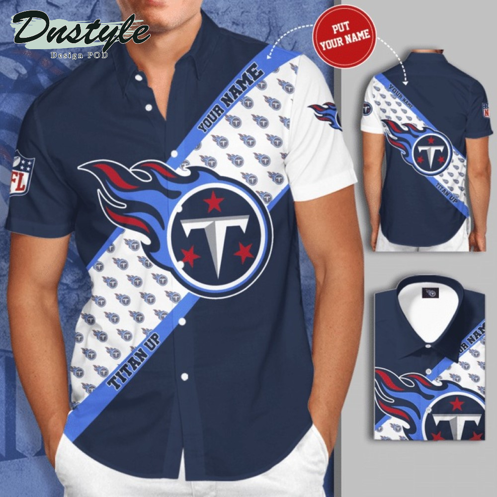 Personalized Tennessee Titans Football Team Blue Hawaiian Shirt