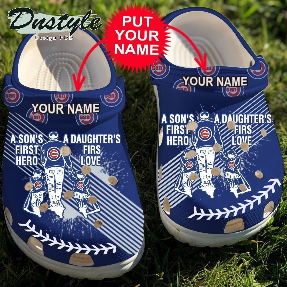 Custom name Dad And Son Daughter Mlb Chicago Crocs Crocband Clogs