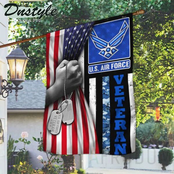 Retired U.S Air Force Soldier USA Flag