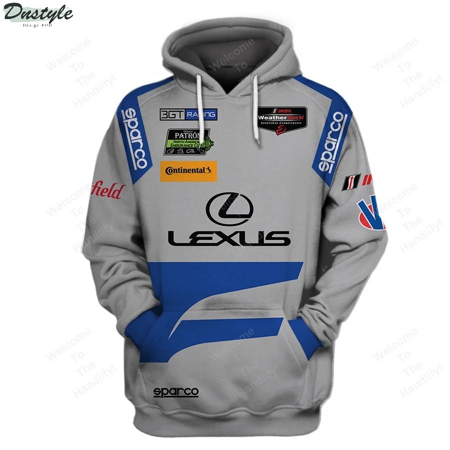Lexus F1 Team Racing All Over Print 3D Hoodie