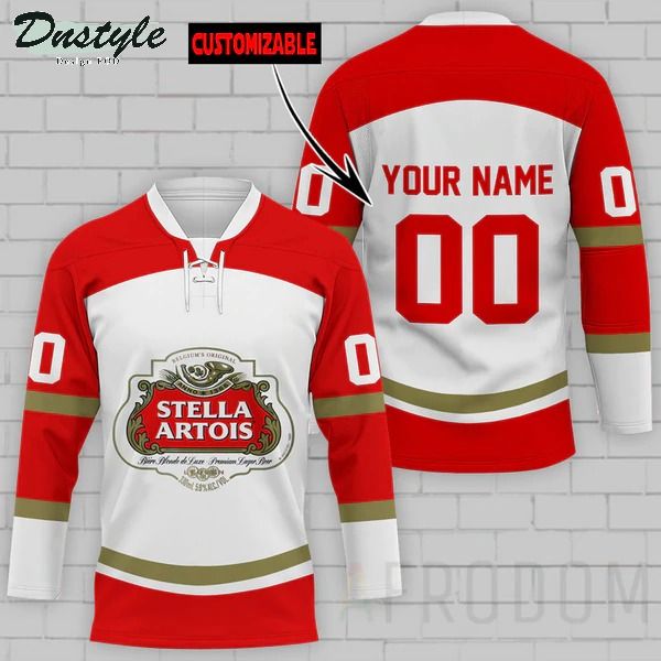 Stella Artois Personalized Hockey Jersey