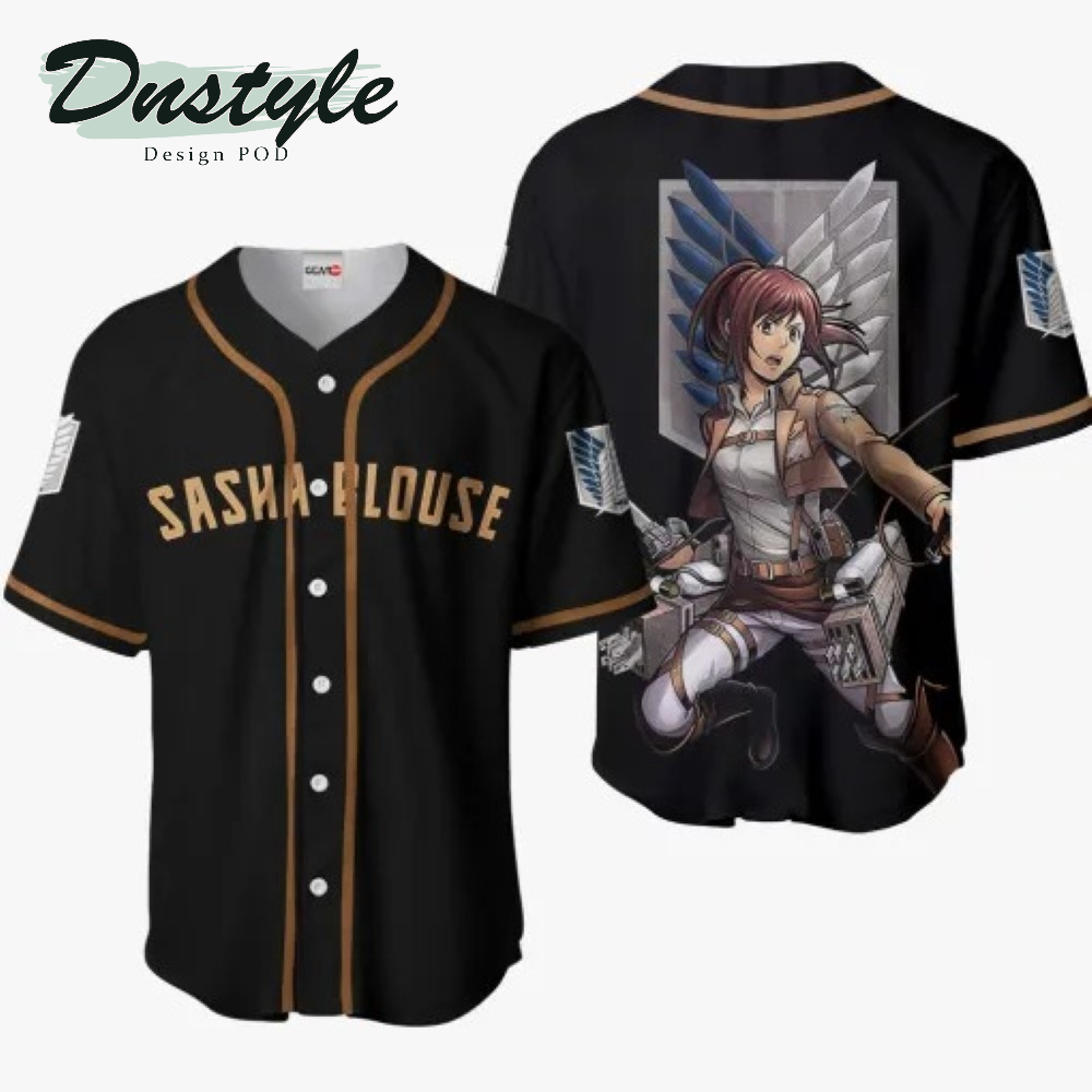 Sasha Blouse Anime Baseball Jersey