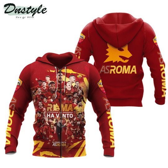 As Roma Havinto 3d all over printed hoodie