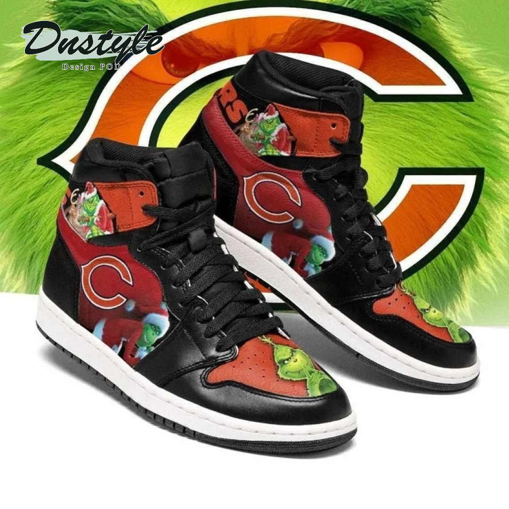 The Grinch Chicago Bears Nfl 2021 High Air Jordan 1 Shoes Sneaker