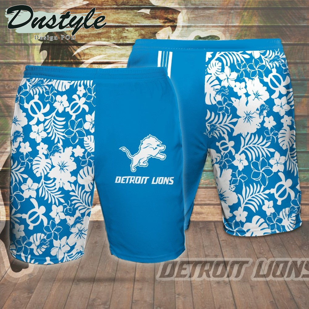 Personalized Detroit Lions Hawaiian Shirt And Short