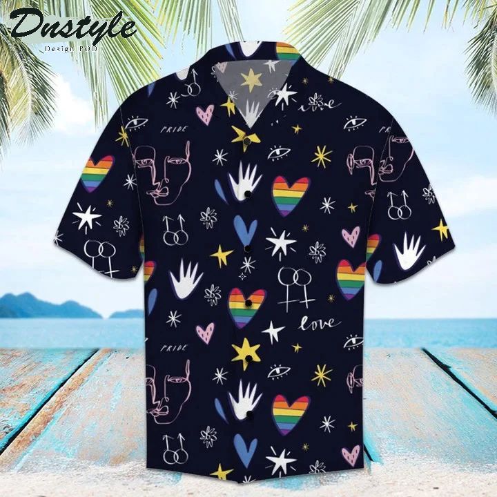 Love Amazing Lgbt Hawaiian Shirt