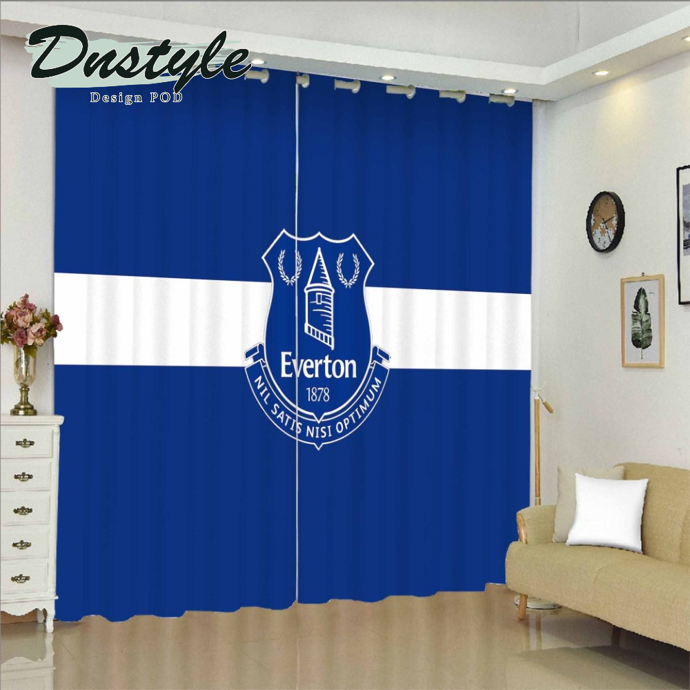 Everton Football Club Logo Luxury Brand Window Curtains