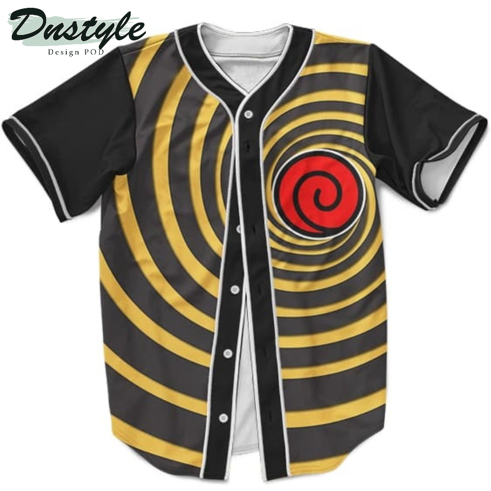 Uzumaki Naruto Spiral Kurama Mode Baseball Jersey