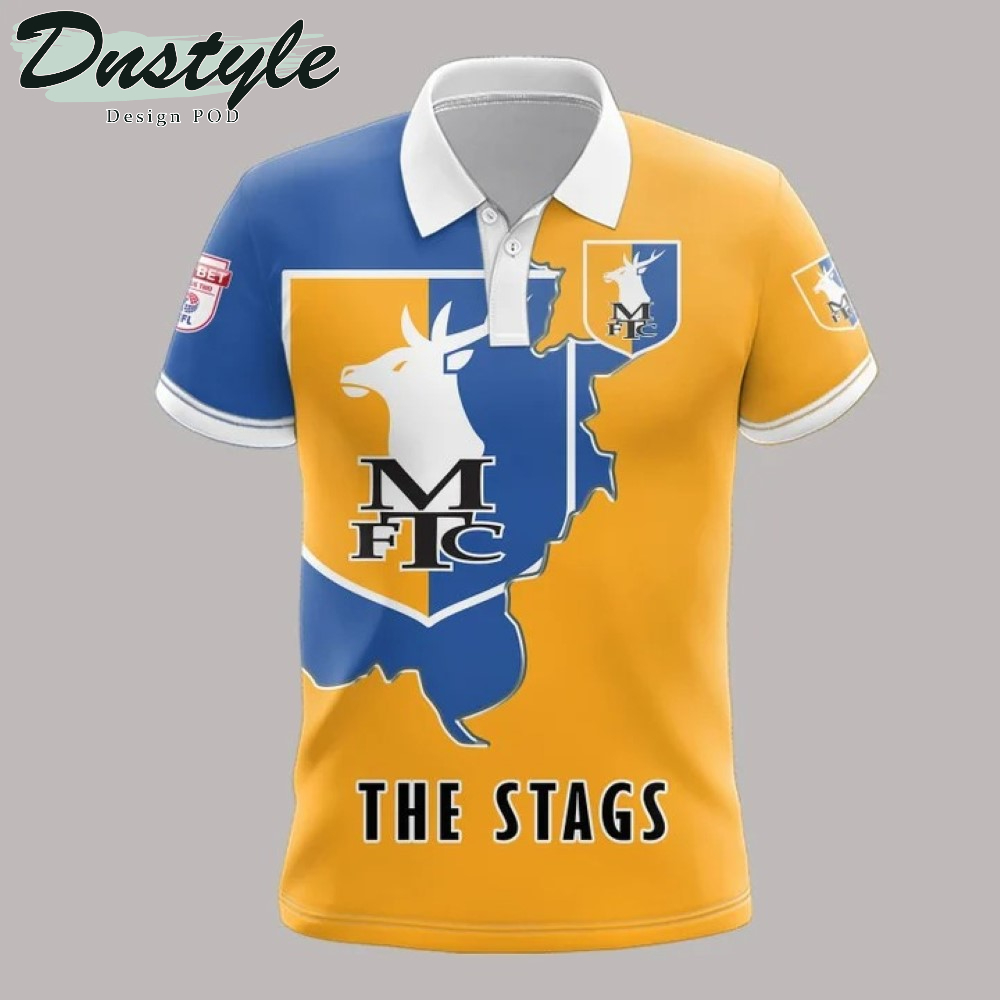 Mansfield Town 3d All Over Printed Hoodie