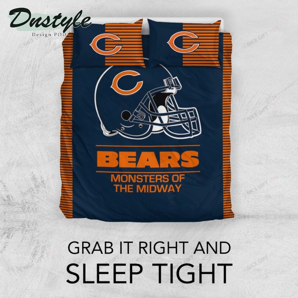 NFL Chicago Bears Monster Of The Midway Bedding Set