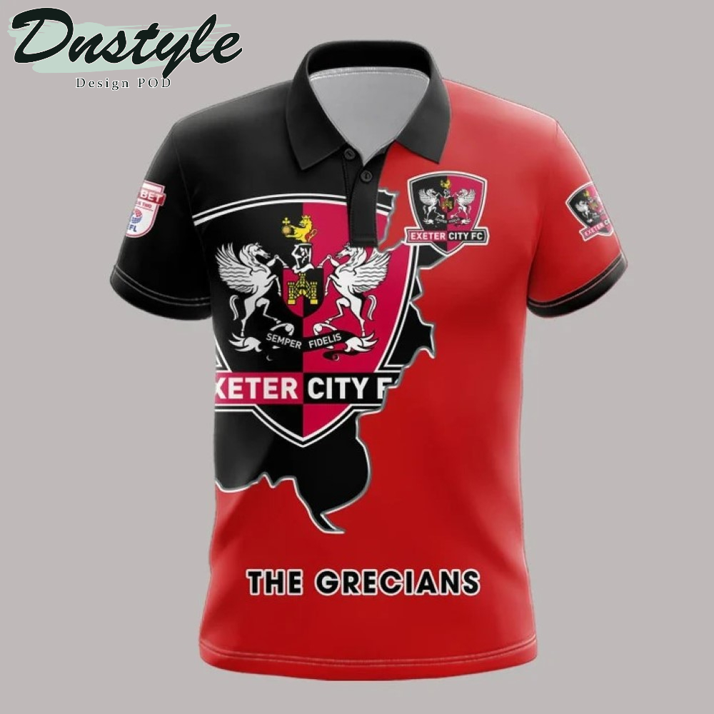 Exeter City 3d All Over Printed Hoodie