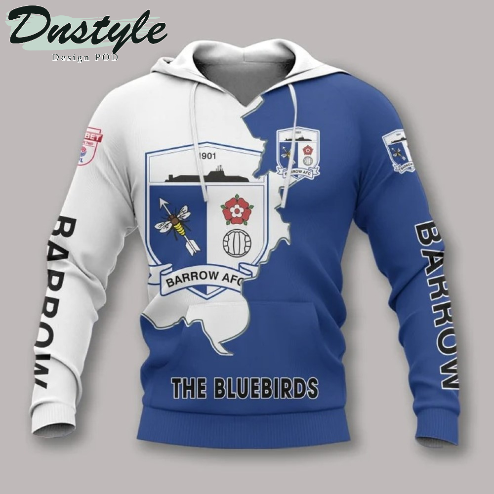 Barrow AFC 3d All Over Printed Hoodie