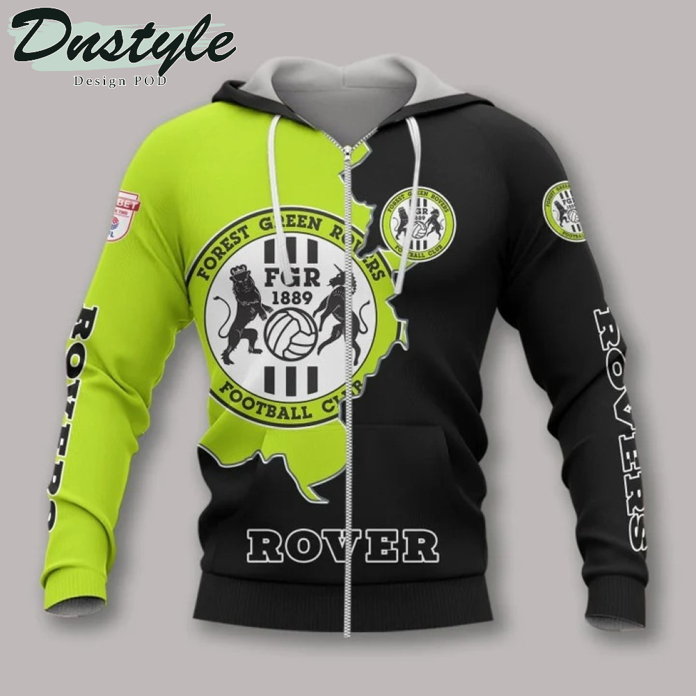 Forest Green Rovers 3d All Over Printed Hoodie