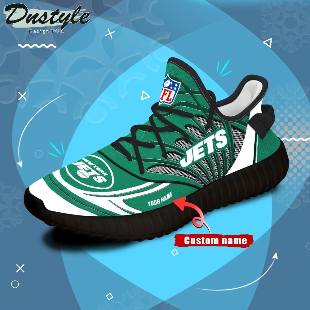 New York Jets Personalized Yeezy Boost