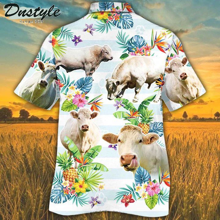 Charolais Cattle Hawaiian shirts