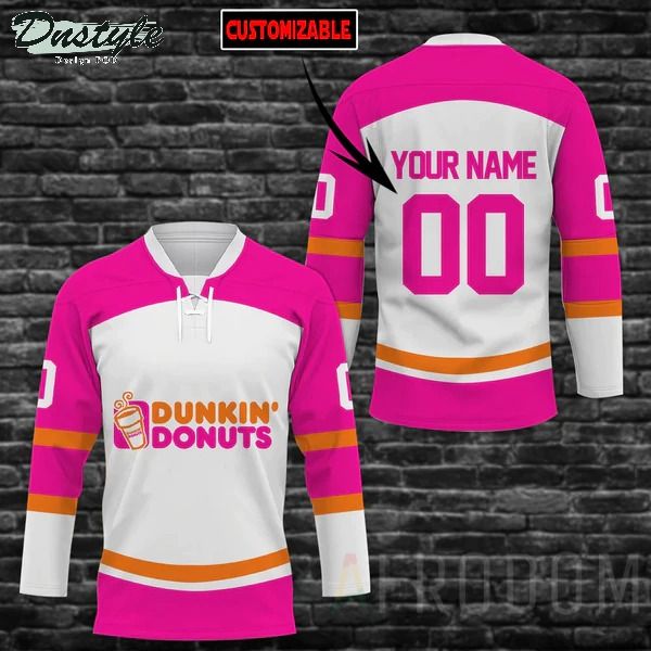 Dunkin Donut Personalized Hockey Jersey