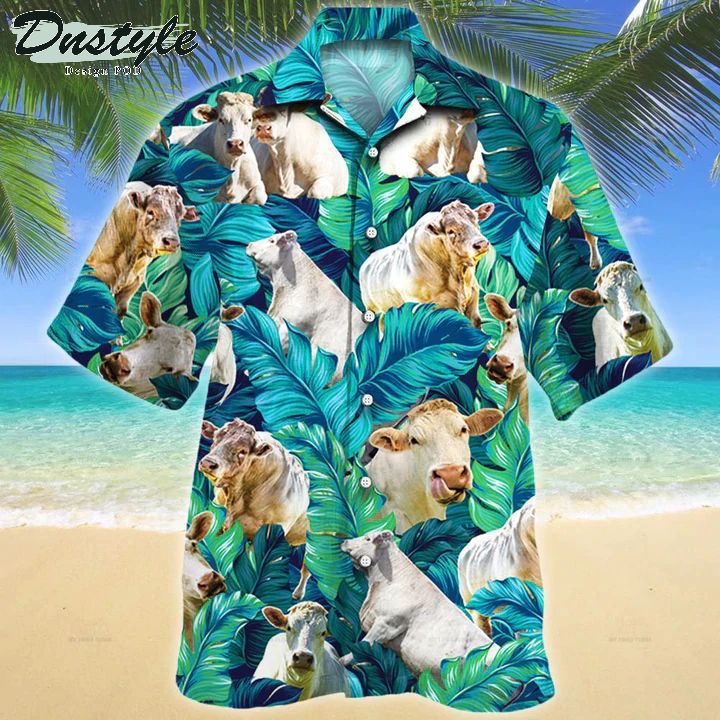 Charolais Cattle Lovers Hawaiian Shirt