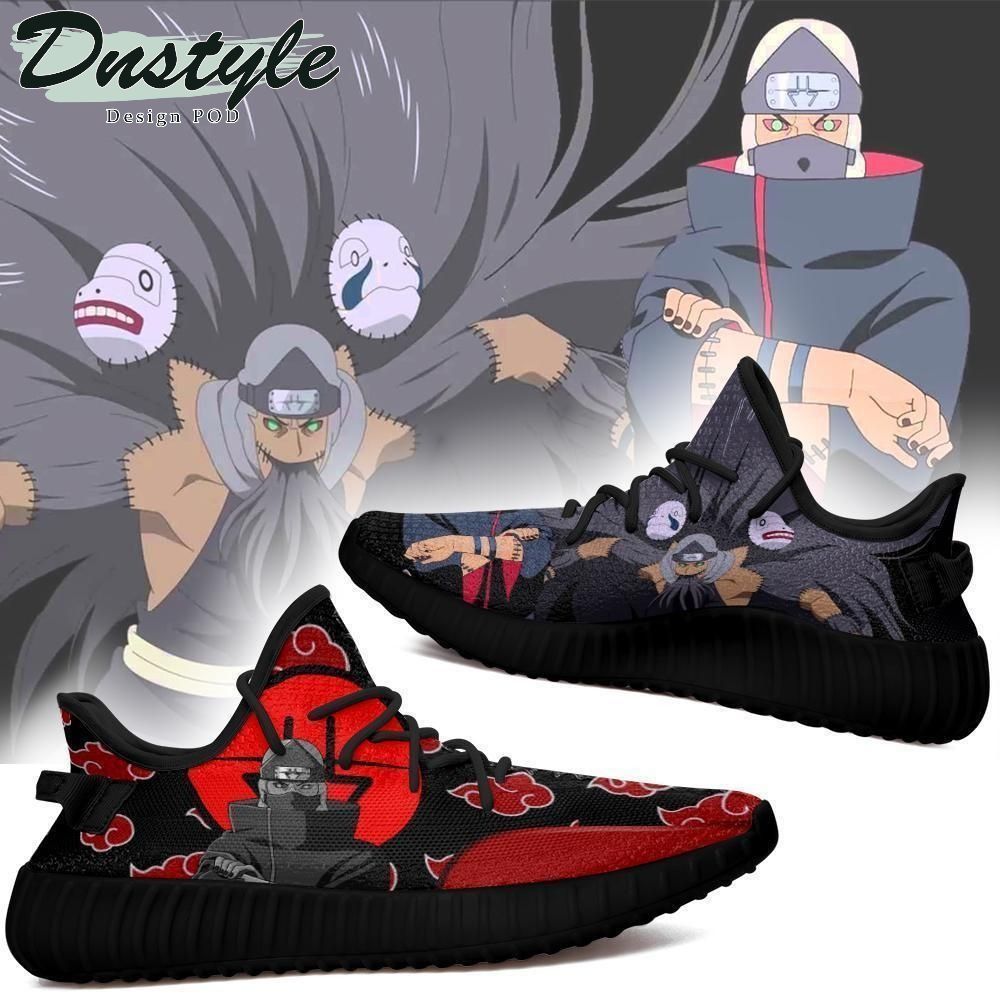 Akatsuki Kazuku Naruto Anime Yeezy Shoes Sneakers