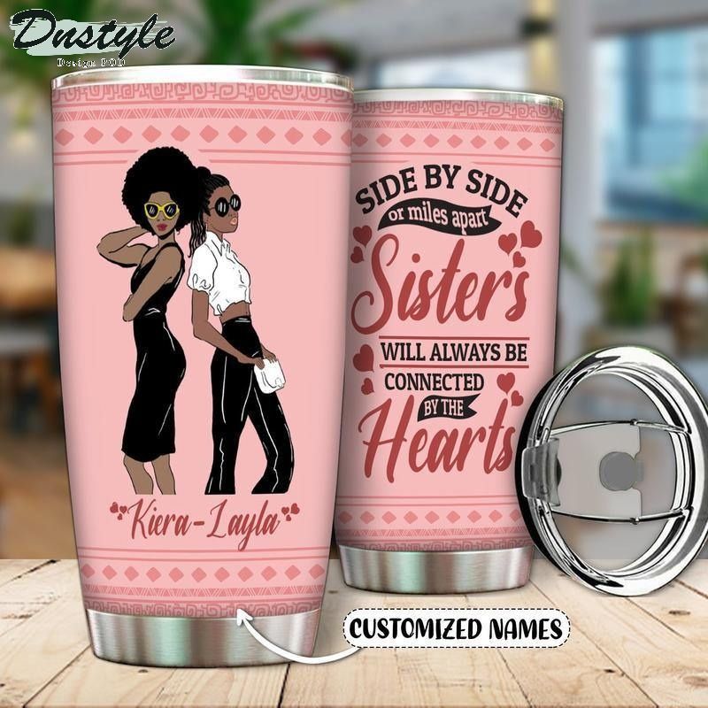 Personalized Sisters Side By Side Tumbler