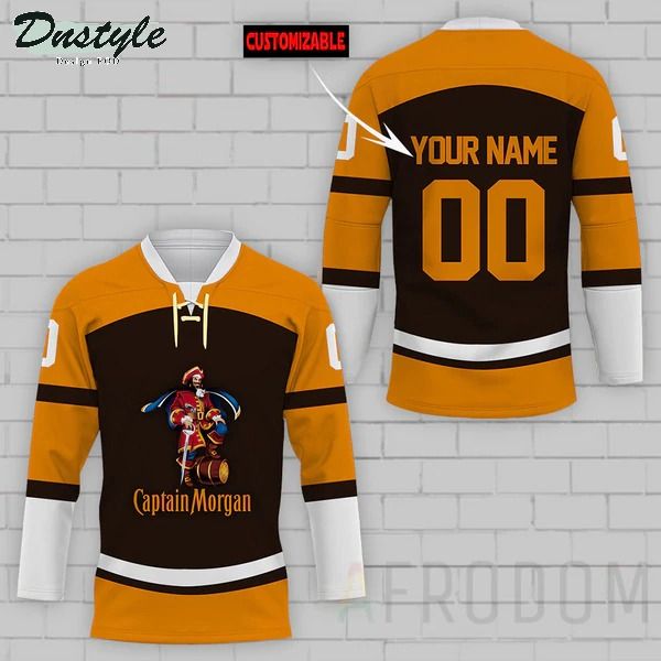 Captain Morgan Personalized Hockey Jersey