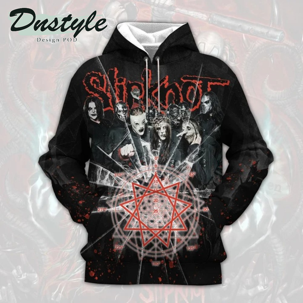 Slipknot matrix 3d all over printed hoodie