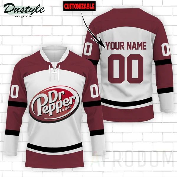 Dr Pepper Personalized Hockey Jersey