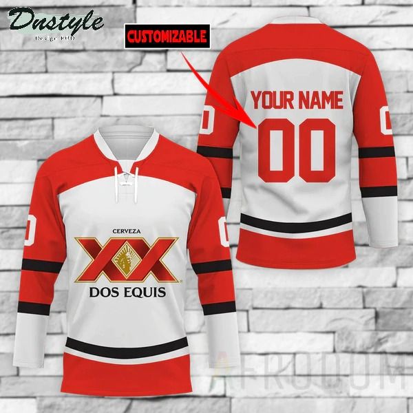 Dos Equis Personalized Hockey Jersey