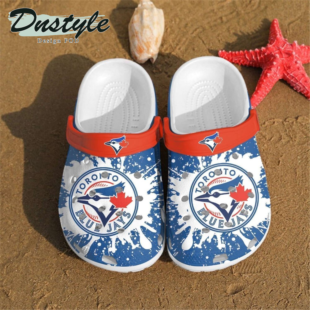 Toronto Blue Jays Gift For MLB 2 Fans Rubber Crocs Crocband Clogs