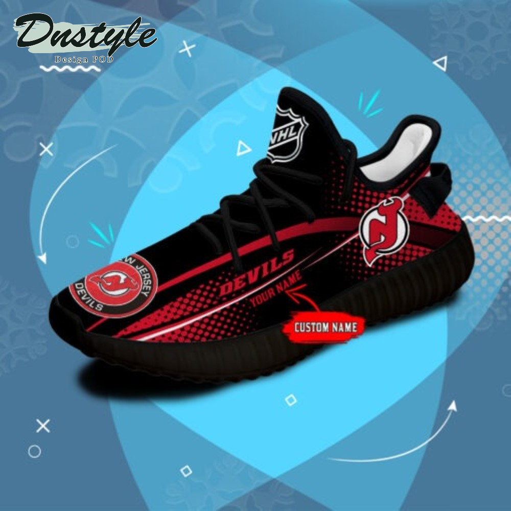 New Jersey Devils Personalized Yeezy Boots Sneakers