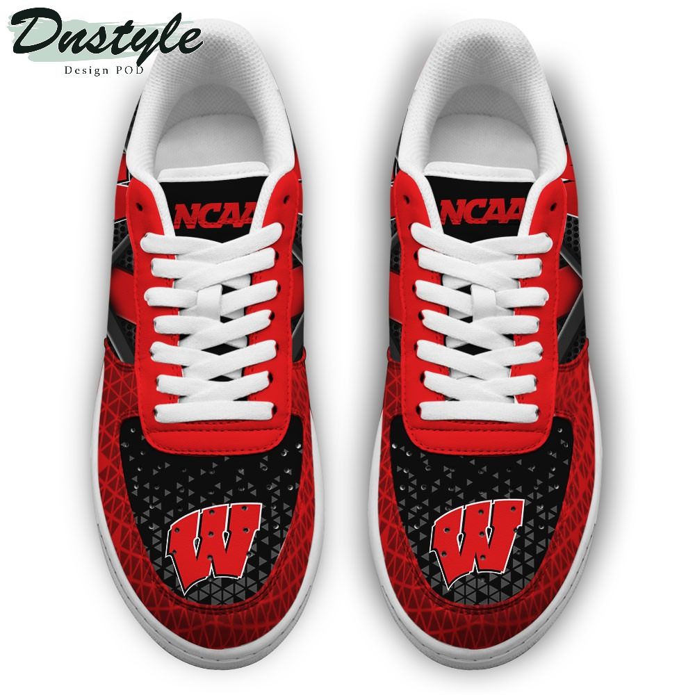 Wisconsin Badgers NCAA Air Force 1 Shoes Sneaker