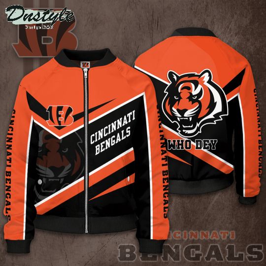 Cincinnati Bengals Football Team Who Dey Bomber Jacket