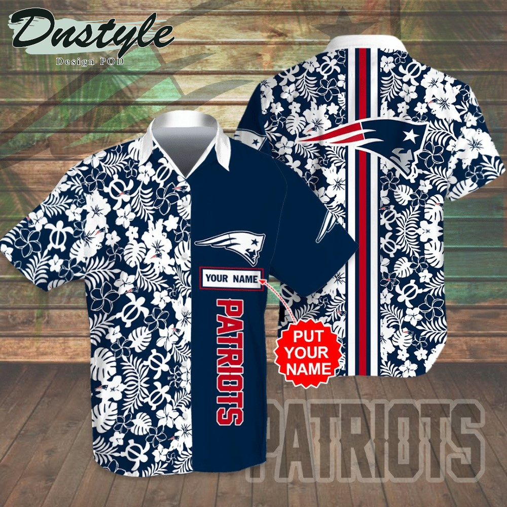 Personalized New England Patriots Hawaiian Shirt And Short