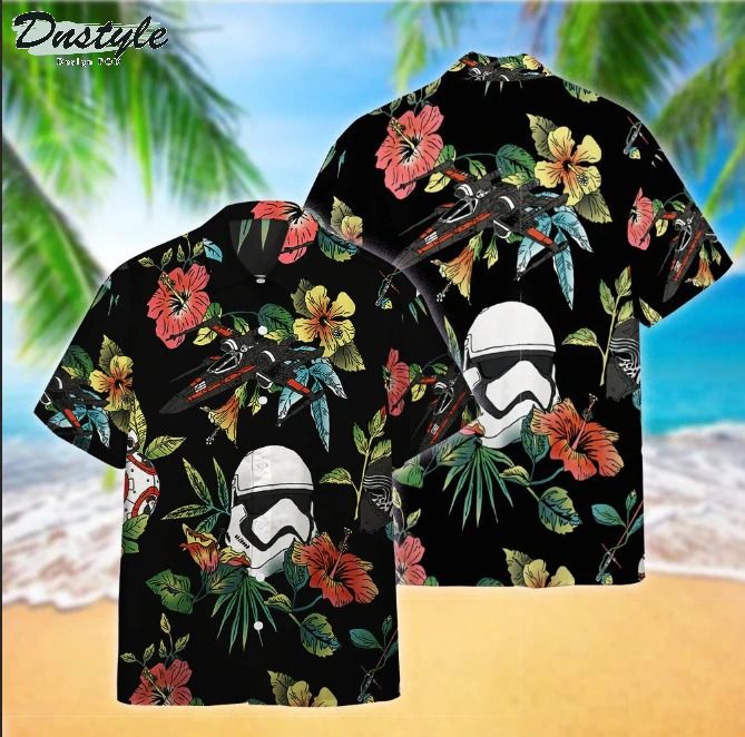 Star Wars Black Hawaiian Shirt