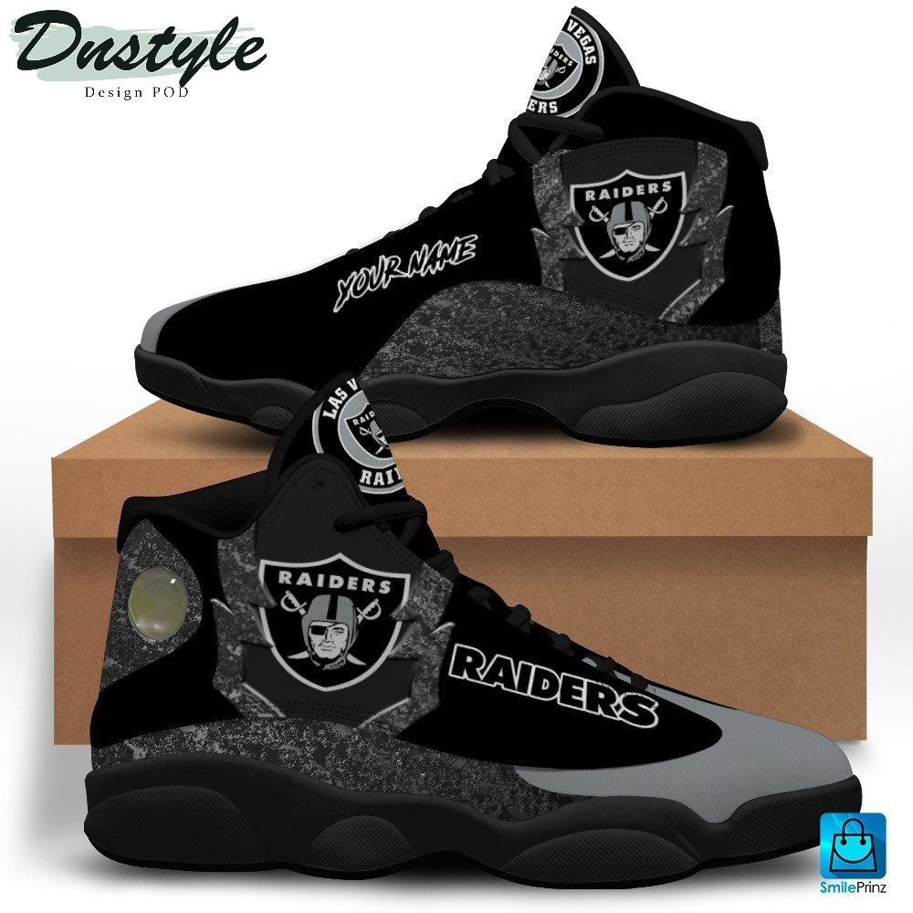 Las Vegas Raiders Custom Name Air Jordan 13 Shoes Sneaker