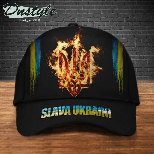 Slava Ukraini Trident Ukraine Symbol Hat