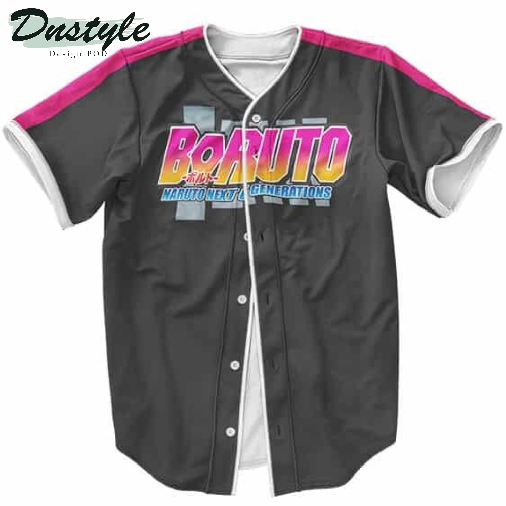Boruto Uzumaki Logo Cosplay Costume Baseball Shirt
