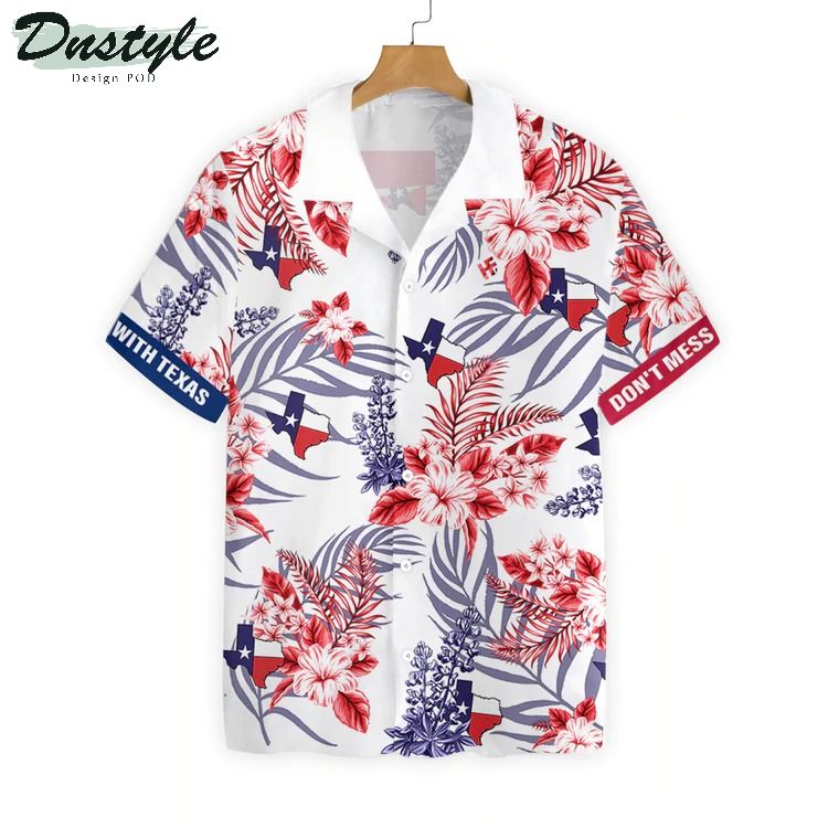 Texas Floral Bluebonnet Hawaiian Shirt