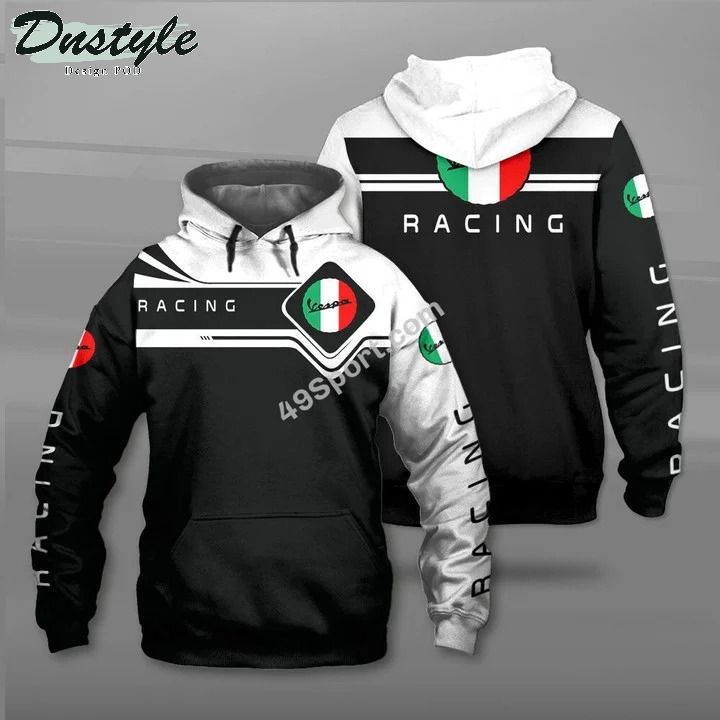 Vespa Racing 3d all over print hoodie