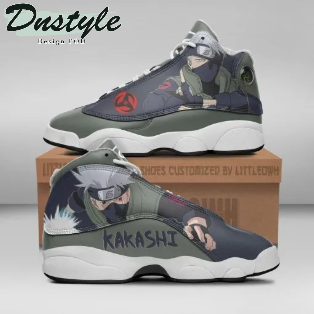Kakashi Naruto Anime Air Jordan 13 Shoes Sneaker