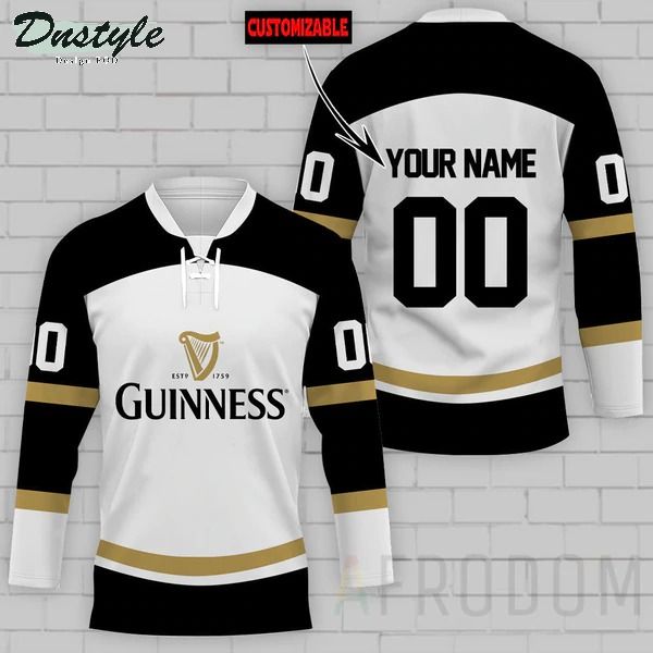 Guinness Beer Personalized Hockey Jersey