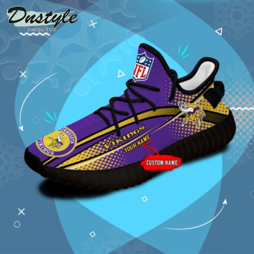 Minnesota Vikings Personalized Yeezy Boots Sneakers