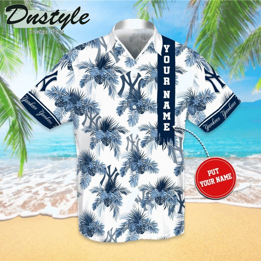 Personalized New York Yankees Hawaiian Shirt And Short #1
