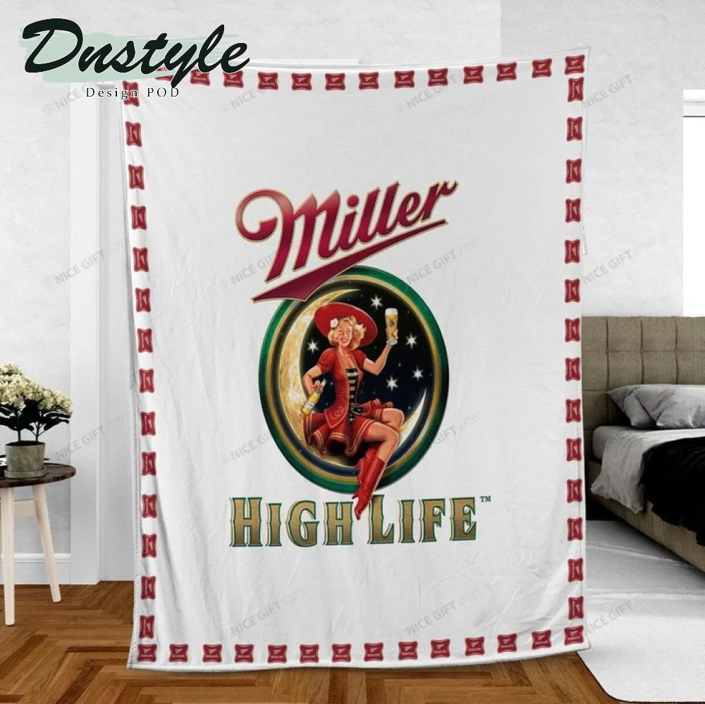 Miller High Life Fleece Blanket