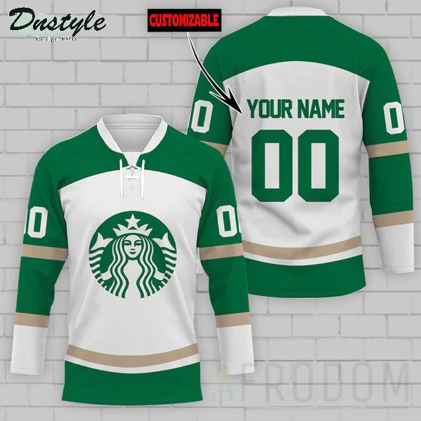Starbucks Personalized Hockey Jersey