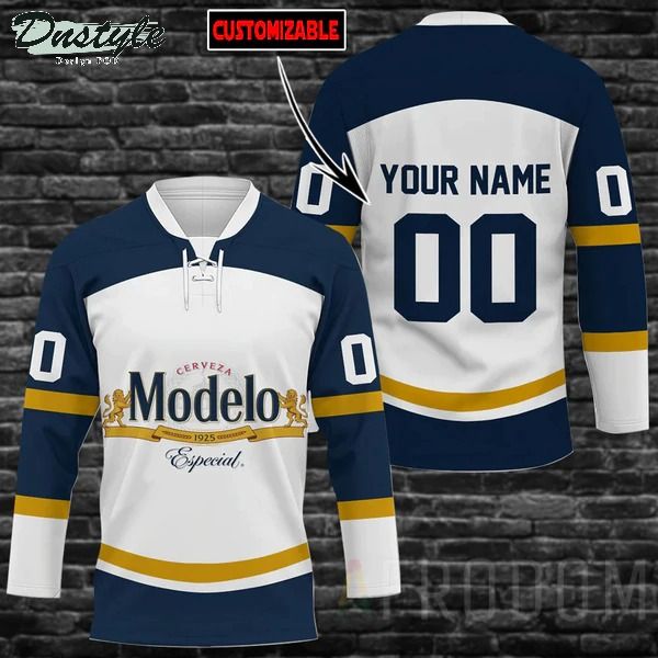 Modelo Beer Personalized Hockey Jersey