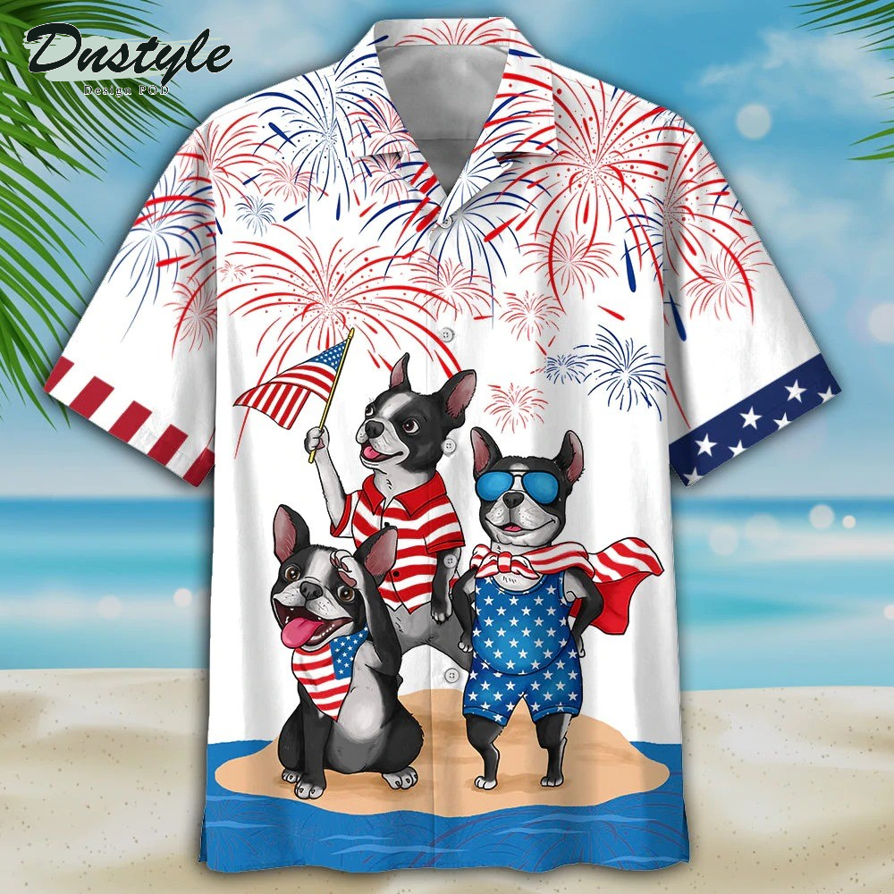 French Bulldog Independence Day Is Coming Hawaiian Shirt