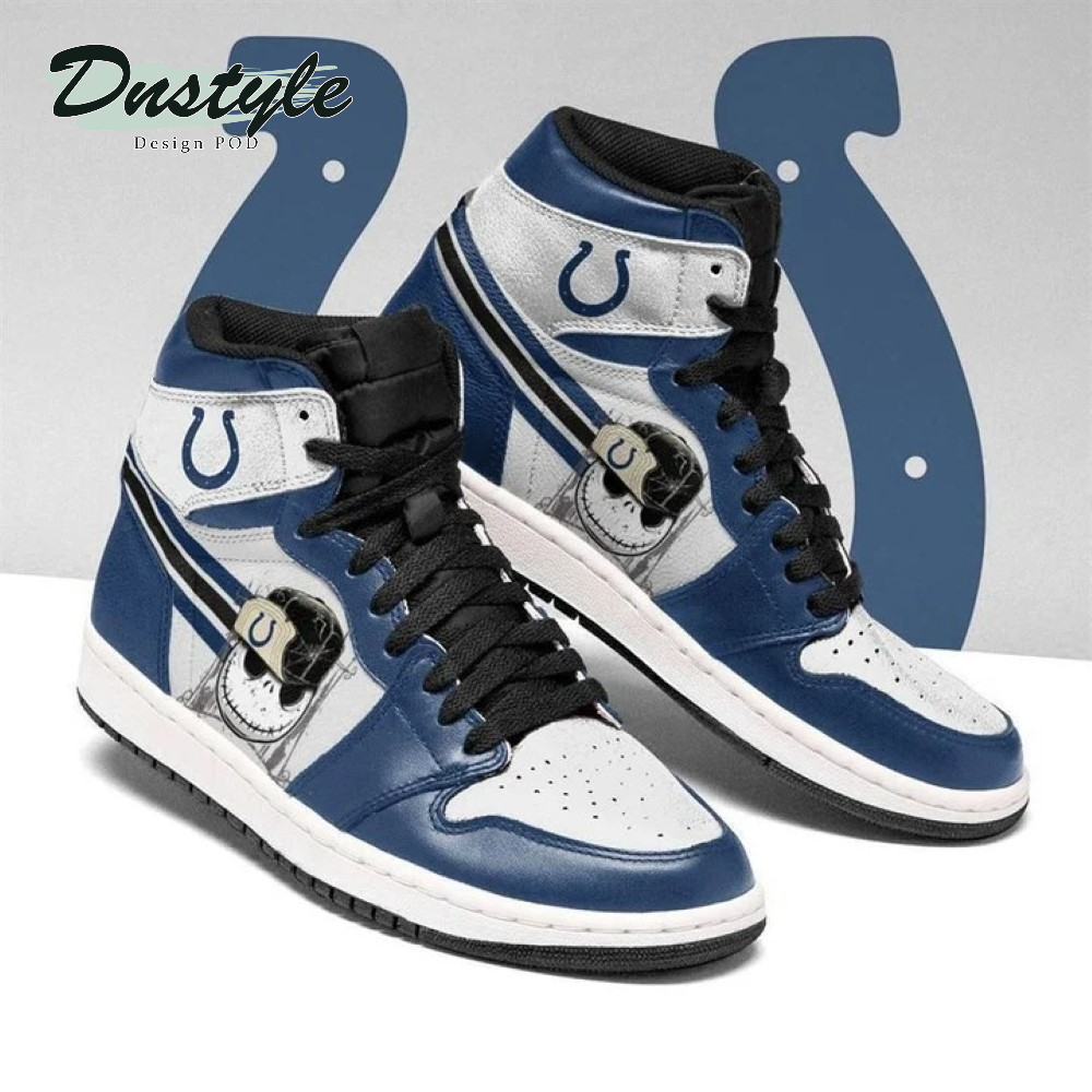 Indianapolis Colts Nfl High Air Jordan 1 Shoes Sneaker