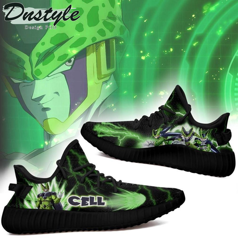 Cell Dragon Ball Z Anime Yeezy Shoes Sneakers