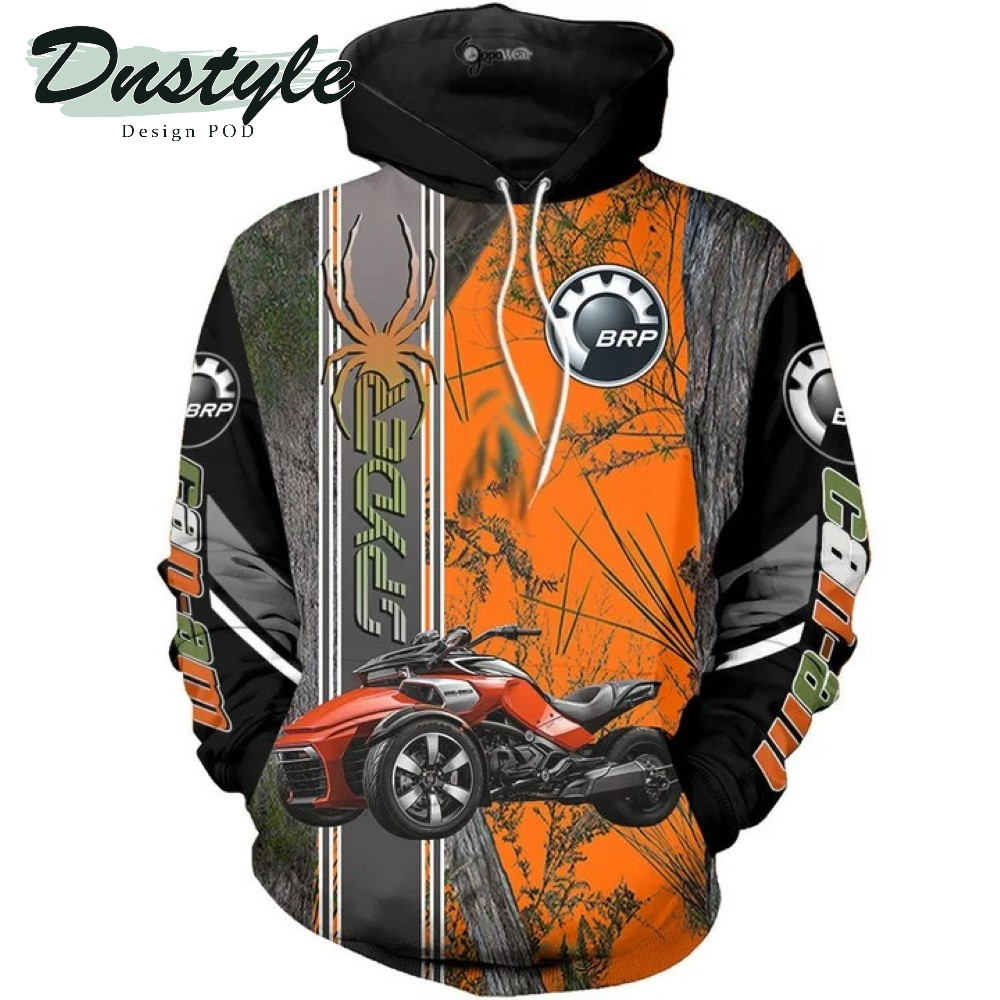Can-Am Ryker In Camo 3D All Over Printed Hoodie